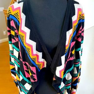 Forever 21 Multi Color Cardigan Size Large